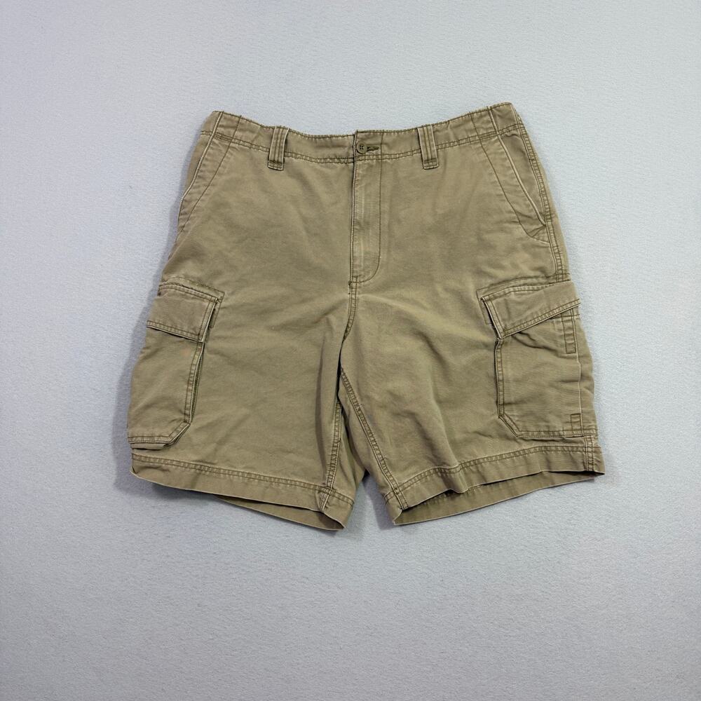 Vintage Old Navy Cargo Shorts Men's 36 Tan 10" Inseam Utility y2k Paratrooper